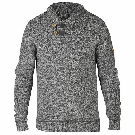 Fjällräven Lada Sweater Grey Singapore For Men (SG-97722)